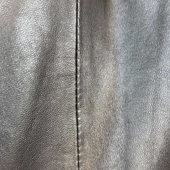 Talbots Petites Brand Women’s Leather Pencil Skirt‎ Size 4P - Picture 2 of 9